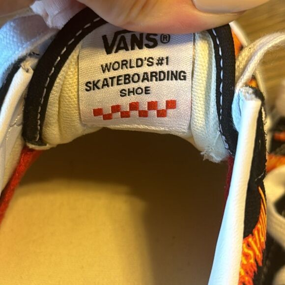 Vans x Thrasher Skate Old Skool Black Multi Logo Canvas Shoes mens 7 women’s 9 - Picture 9 of 10